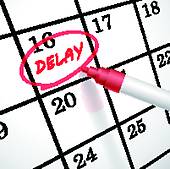 schedule clipart delay