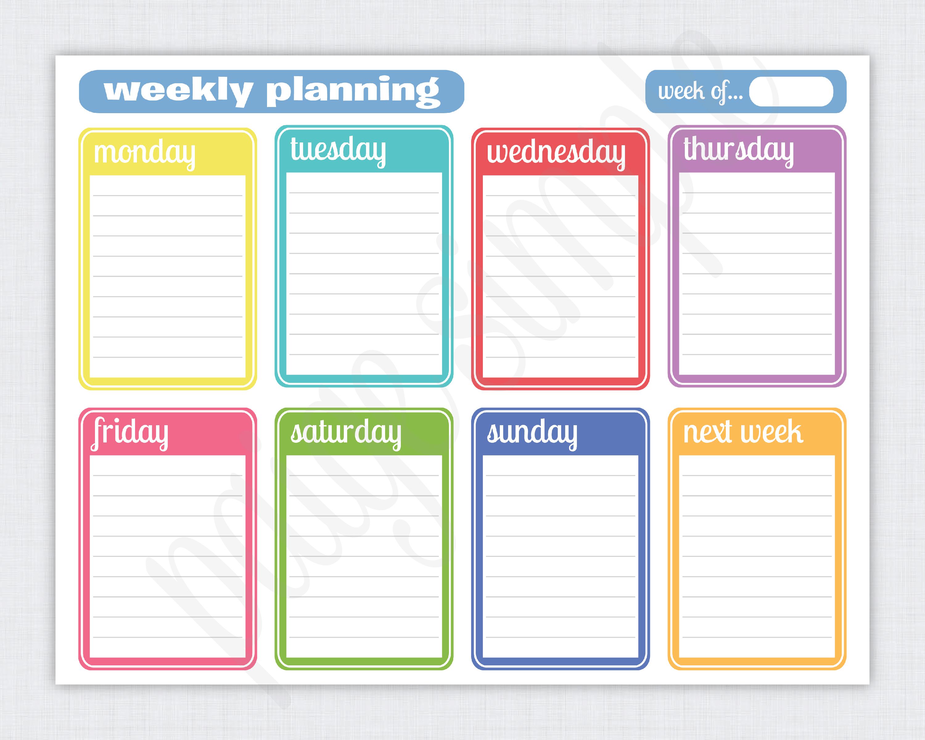 schedule clipart homework planner