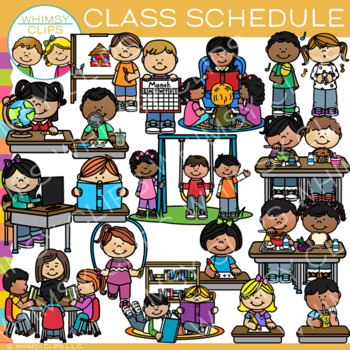Schedule clipart school special. Class clip art whimsy