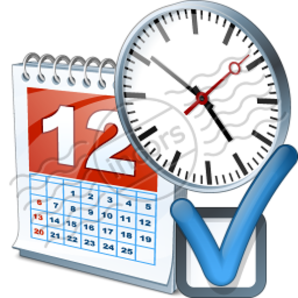 schedule clipart time schedule