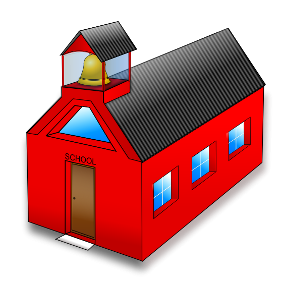 schoolhouse clipart animated