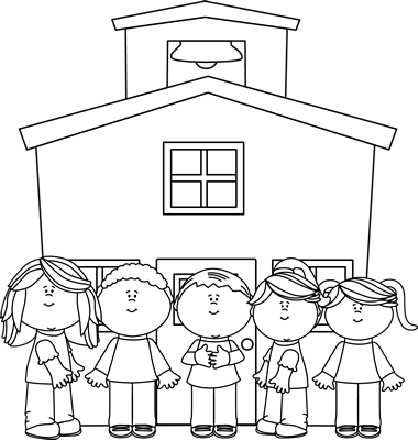 schoolhouse clipart children's