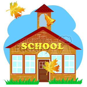 schoolhouse clipart cottage