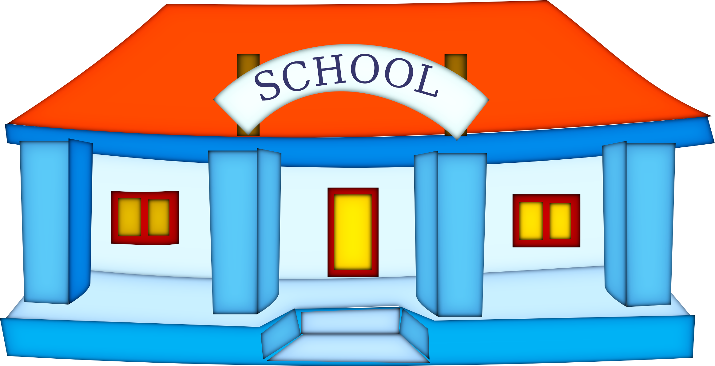 schoolhouse clipart nursery building