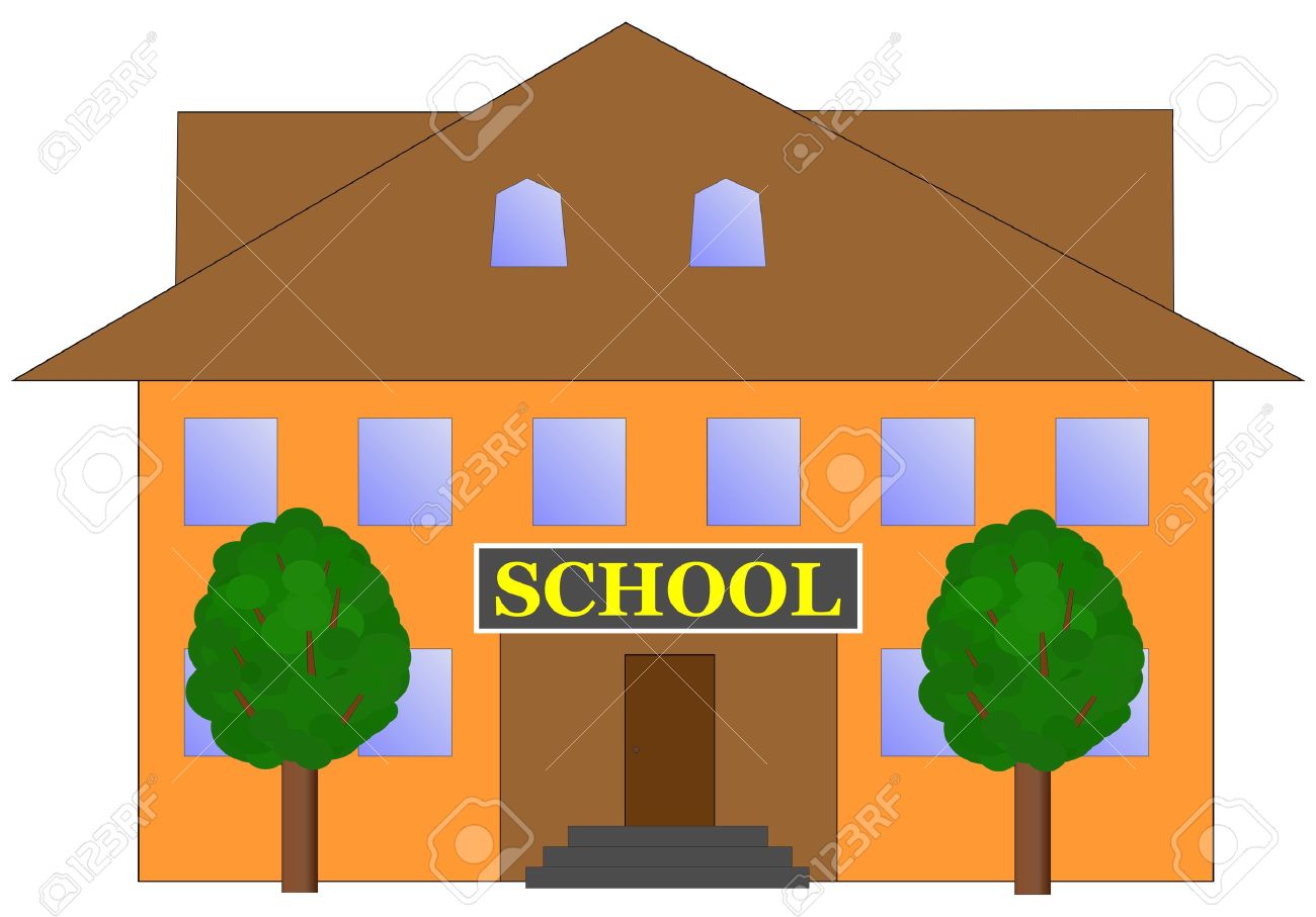 schoolhouse clipart school entrance
