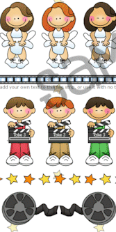 Hollywood clip art classroom. Schoolhouse clipart thistle girl