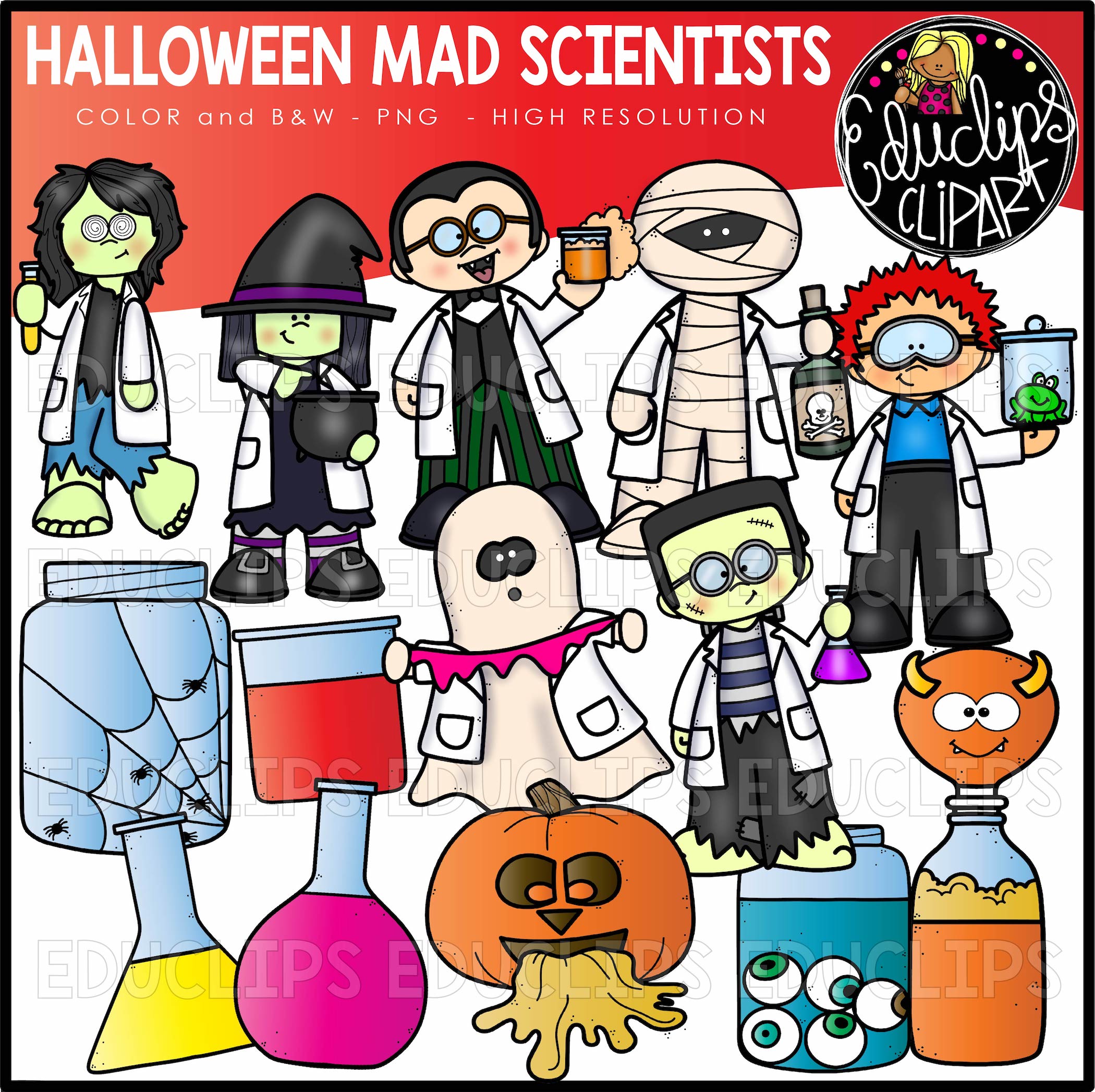 scientist clipart all about science
