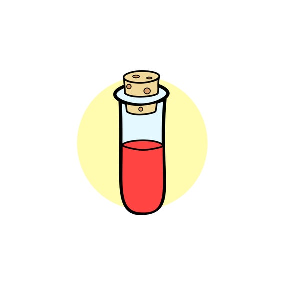 Scientist clipart lab testing. Test tube vector laboratory