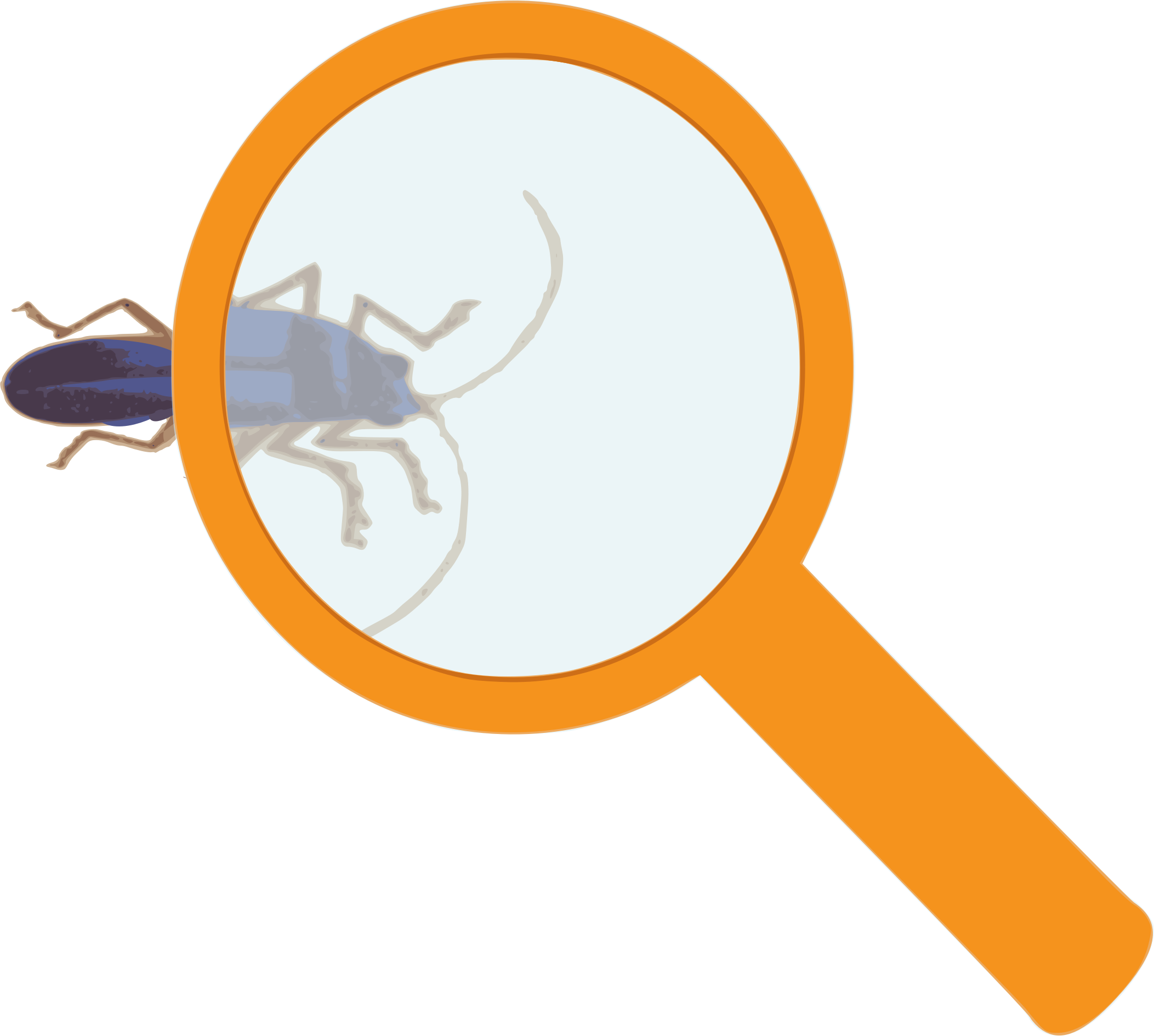 Scientist clipart magnifying glass. Big image png