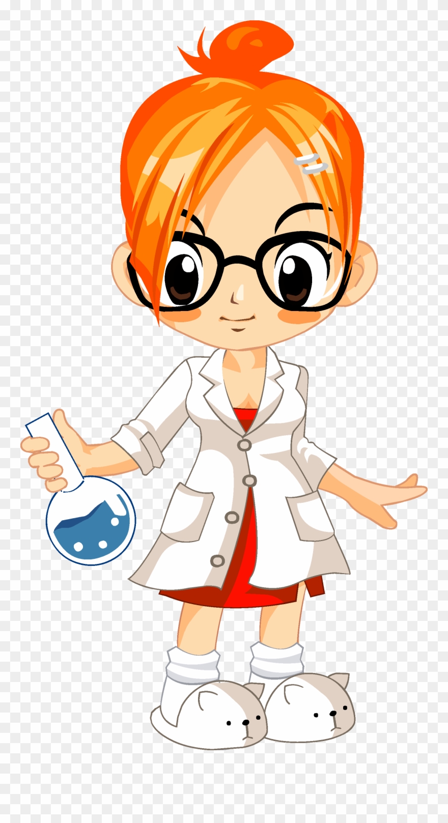 scientist clipart nerd