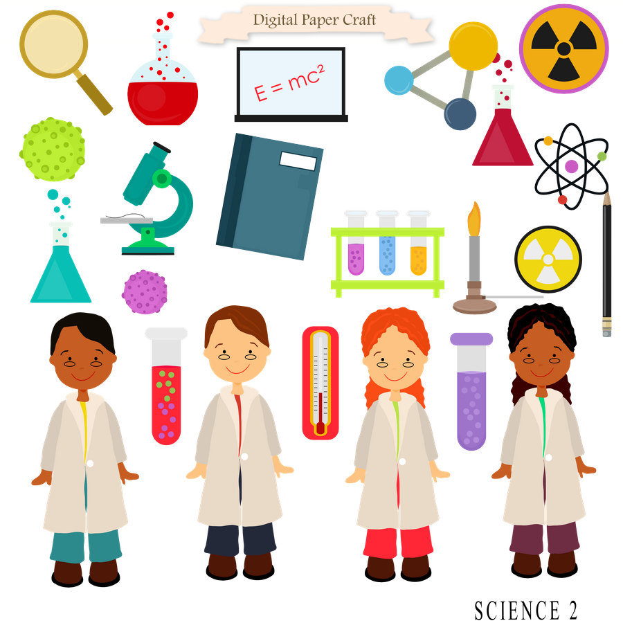 scientist clipart two