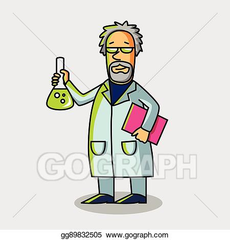 Scientist clipart work clipart. Vector art at drawing