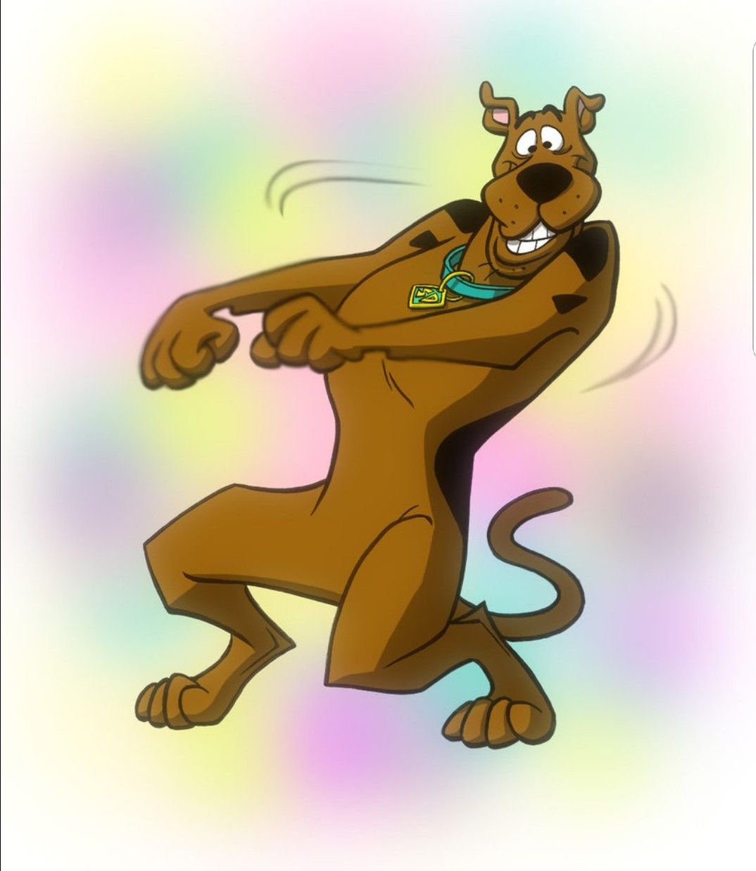 scooby doo clipart dancing