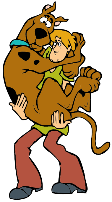 Clip art cartoon . Scooby doo clipart human