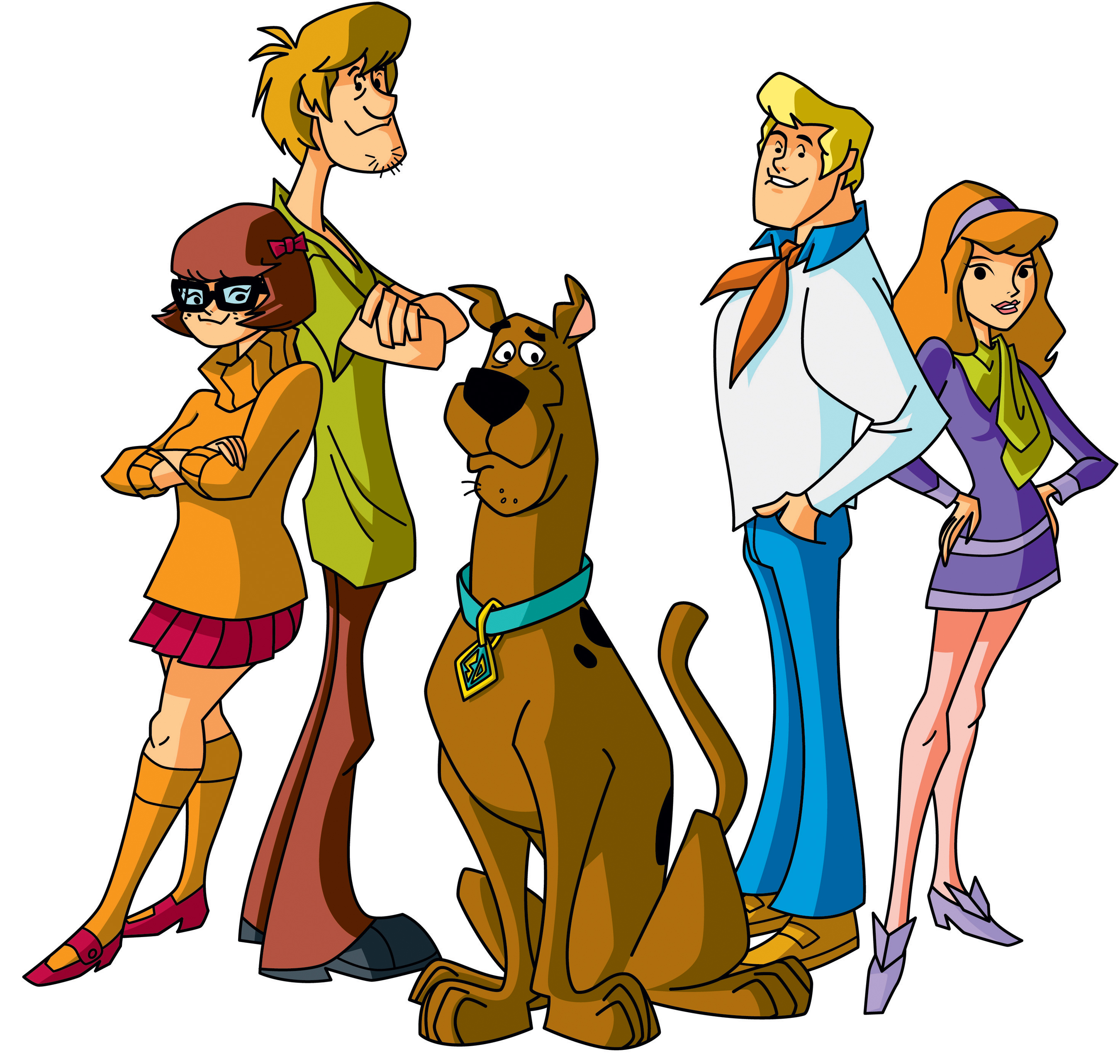 Scooby doo clipart mystery team. Free download clip art