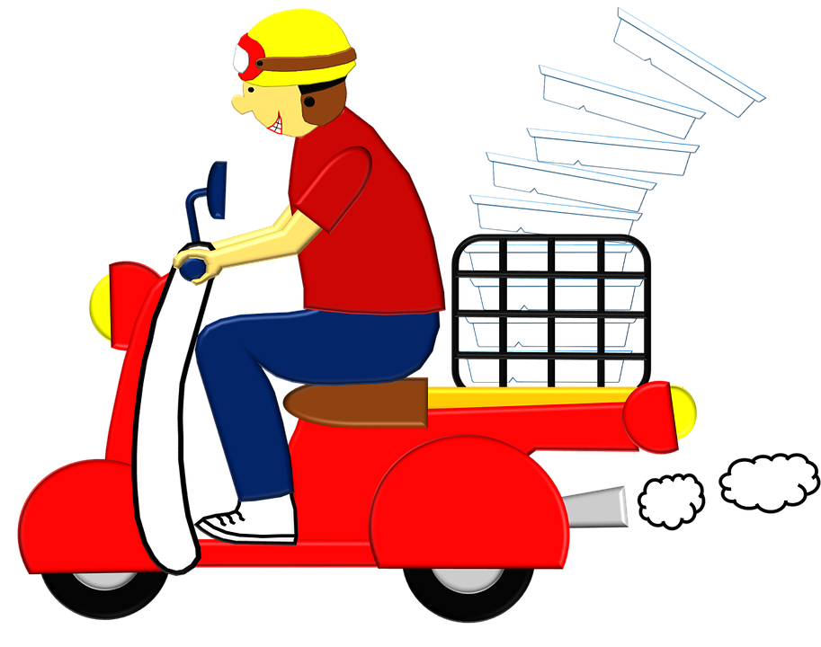 scooter clipart road transport