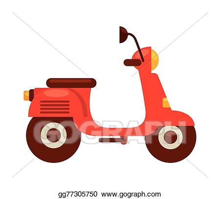 Vector stock illustration gg. Scooter clipart scooter bike