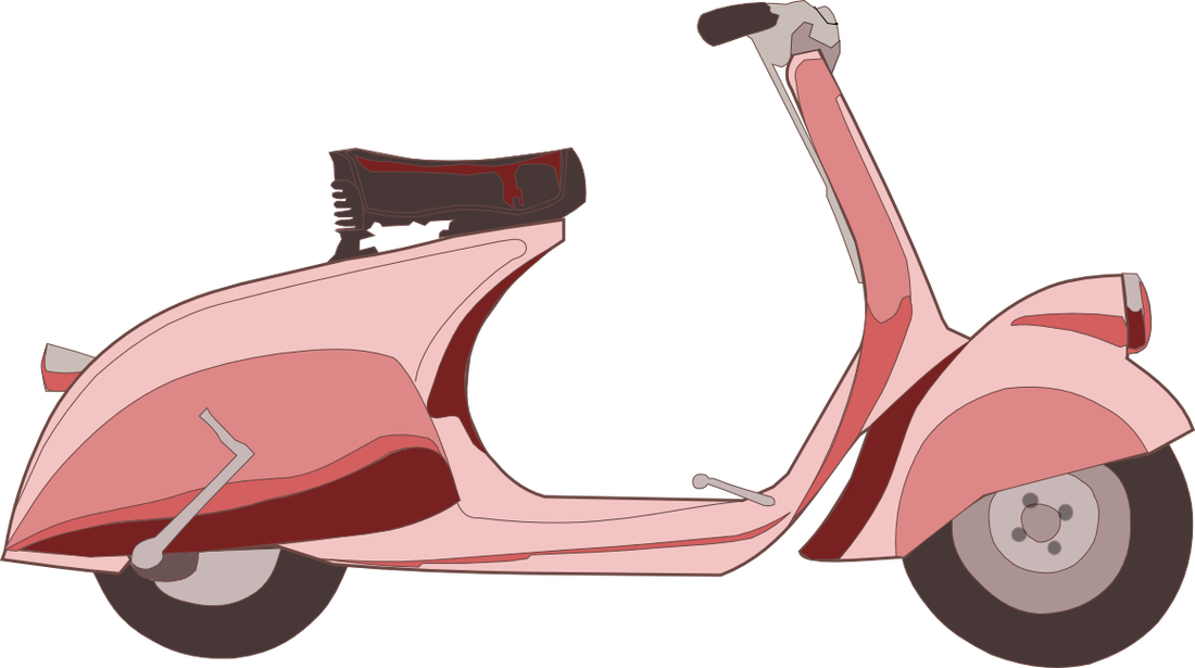 scooter clipart vector