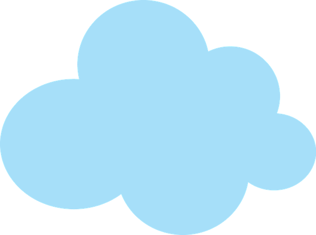 scrapbook clipart fluffy cloud