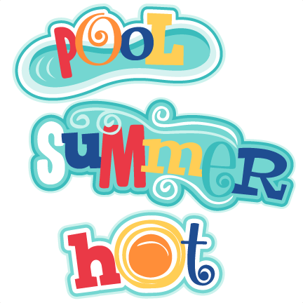 Titles svg cut file. Scrapbook clipart summer