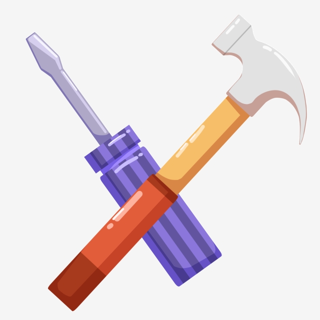 screwdriver clipart simple