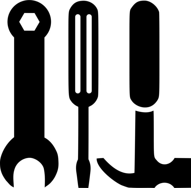 Screwdriver clipart simple. Hammer and images gallery