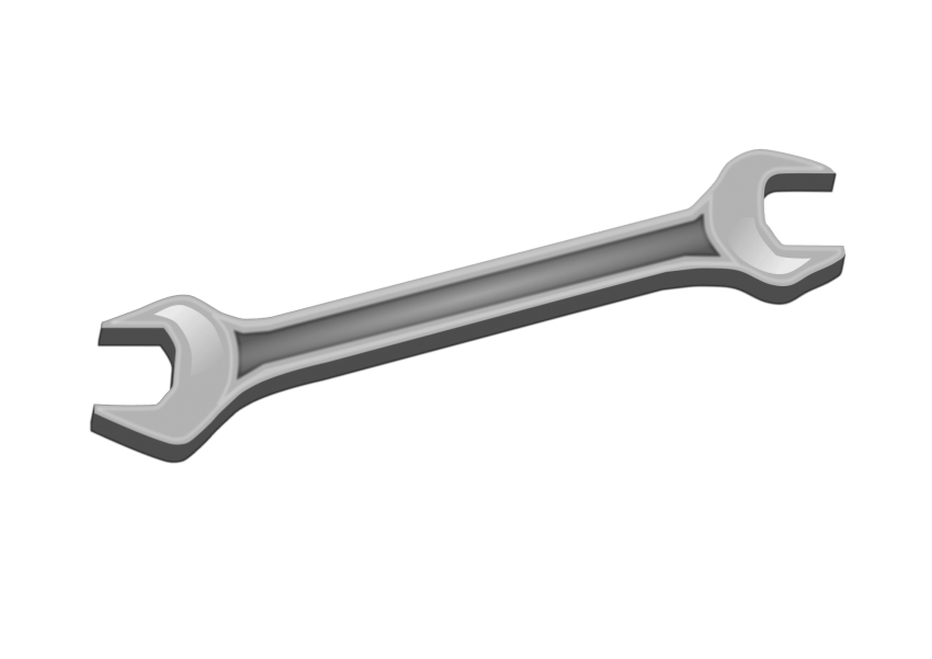 Screwdriver clipart spaner. Wrench spanner png free