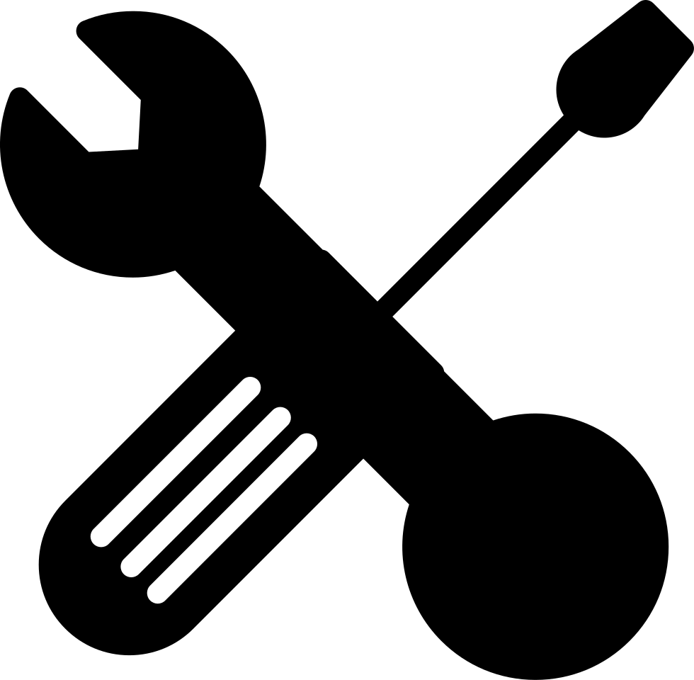 And tool outline svg. Screwdriver clipart wrench bolt