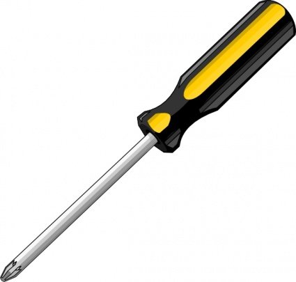 Free and vector graphics. Screwdriver clipart