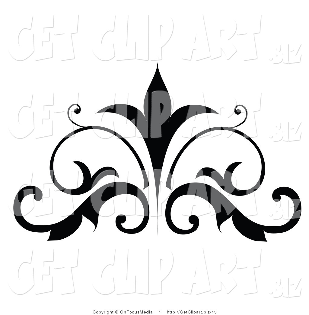 Scroll clipart simple embellishment. Free download best 