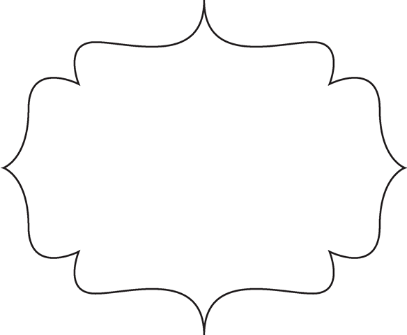 label clipart bracket frame