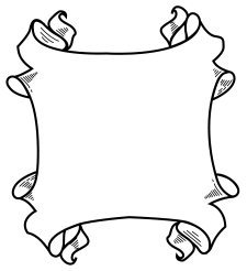 Scroll clip art frame. Fancy free clipart images