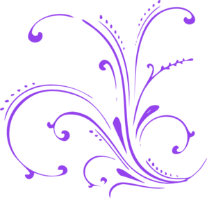 Purple butterfly pinterest. Scroll clip art invitation