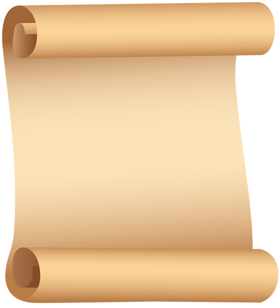 Paper png clip art. Clipart writing scroll
