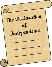 scroll clipart declaration independence