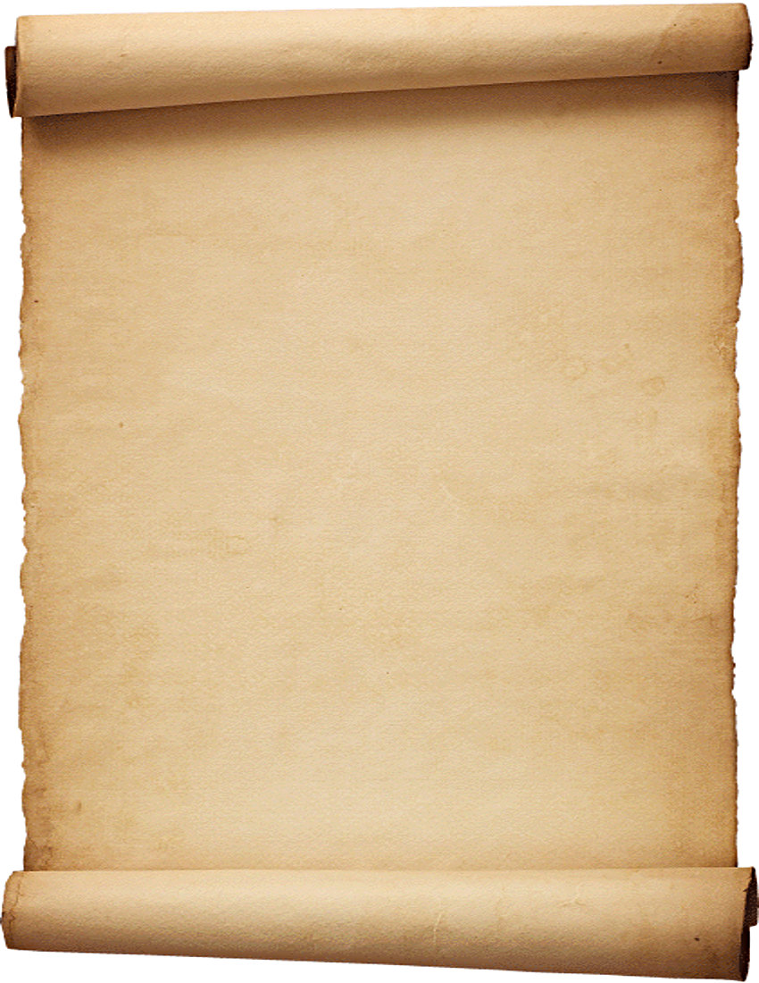 scroll clipart parchment