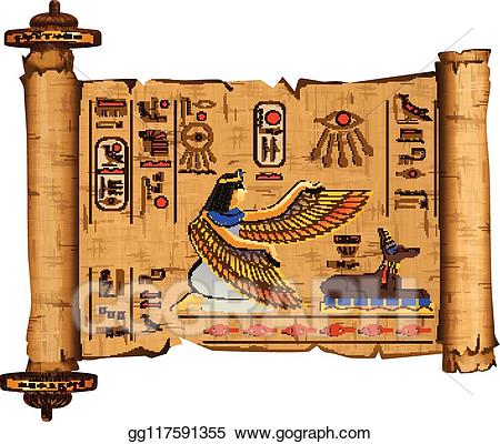 scroll clipart scroll egyptian