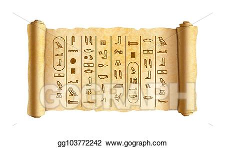 scroll clipart scroll egyptian