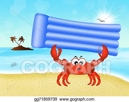 seafood clipart beach