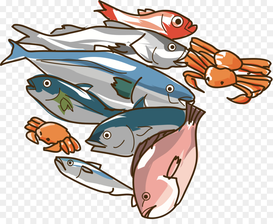 seafood clipart different