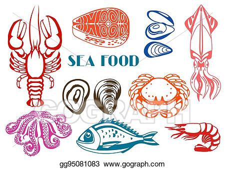 seafood clipart fish shellfish