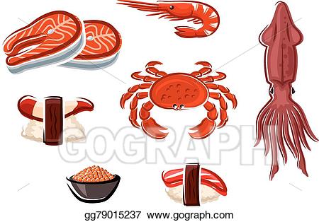 seafood clipart fresh seafood