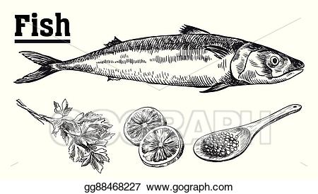 seafood clipart mackerel fish