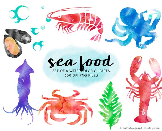 seafood clipart sea food