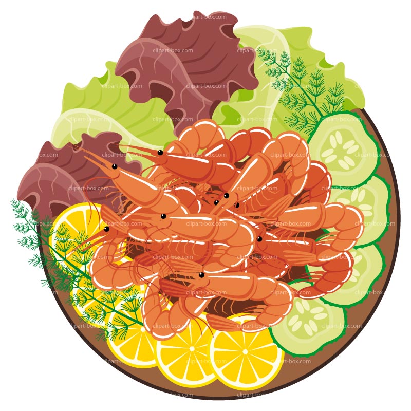 seafood clipart seafood plate