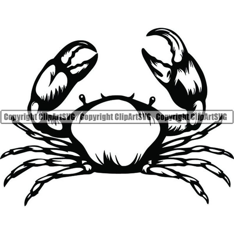 seafood clipart shell crab