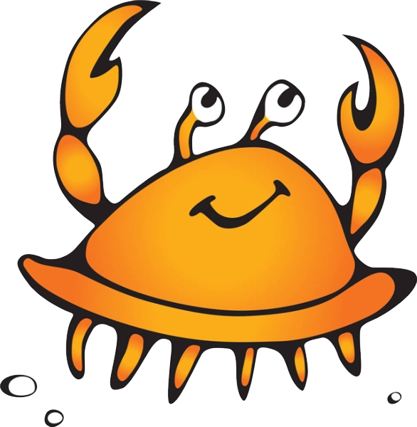 seafood clipart yellow crab