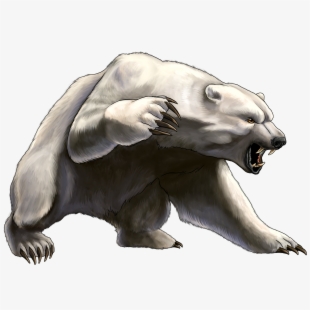 Bear polar animated free. Seal clipart angry