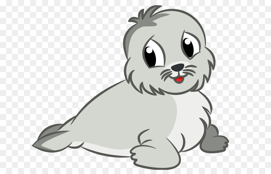 Seal clipart animated. Cat and dog cartoon