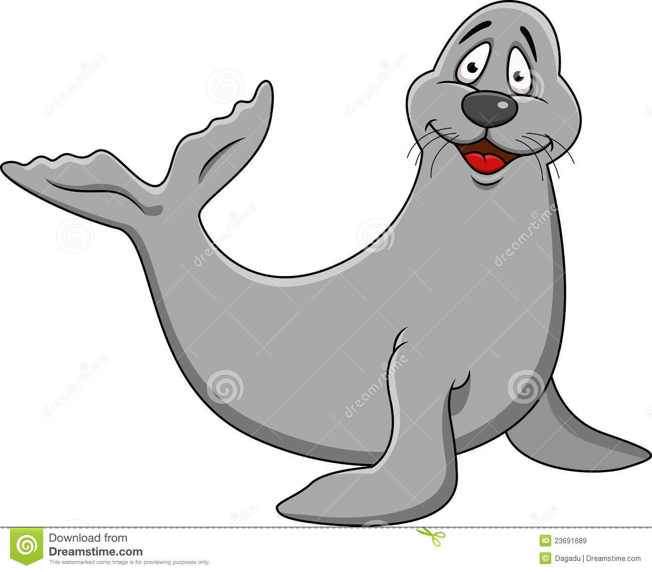 seal clipart animated